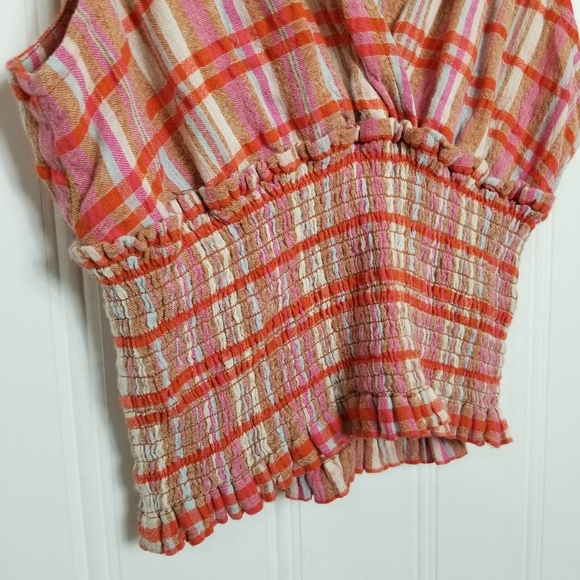 Anthropologie Pilcro Jessie Smocked Tied Halter Crop Top - Picture 8 of 12